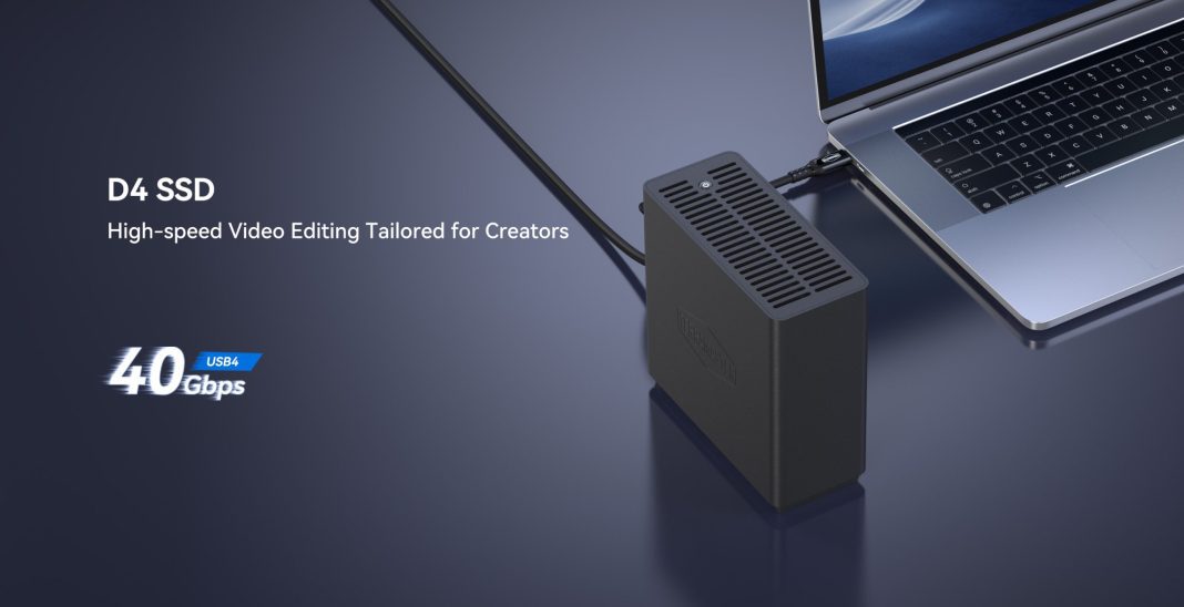 TerraMaster D4 SSD dévoilé : solution de stockage tout-flash 4 baies à 40 Gbps, idéale pour les créateurs de contenu et l’extension NAS