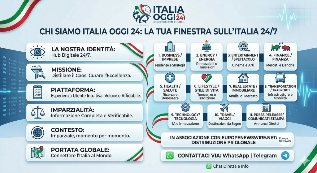 Italia Oggi 24 | Notizie dall’Italia, Business, Finanza e Distribuzione di Comunicati Stampa