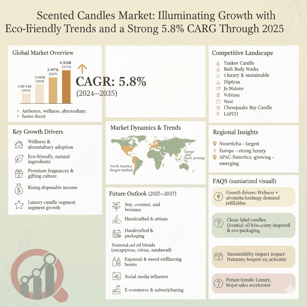 Scented Candles Market Battles 5.8% CAGR Amid Global Trade Tensions