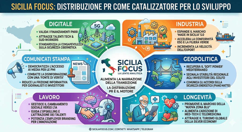 L’effetto catalizzatore: come la diffusione dei comunicati stampa influenza i pilastri economici della Sicilia per il 2026.