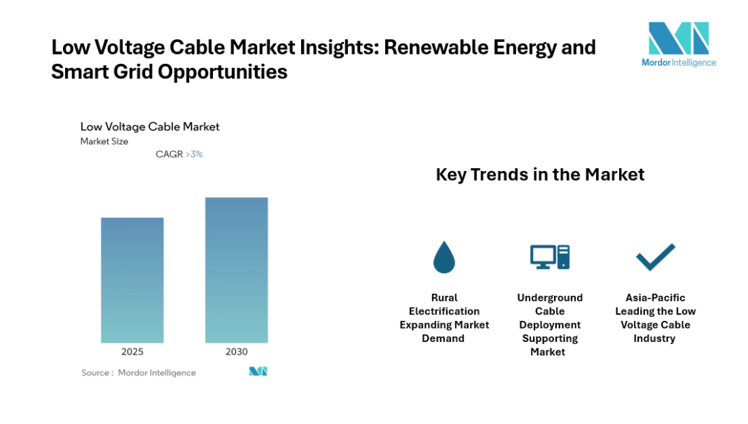 Low Voltage Cable Market to Witness Strong Demand Through 2031 Driven by Underground Cable Deployment